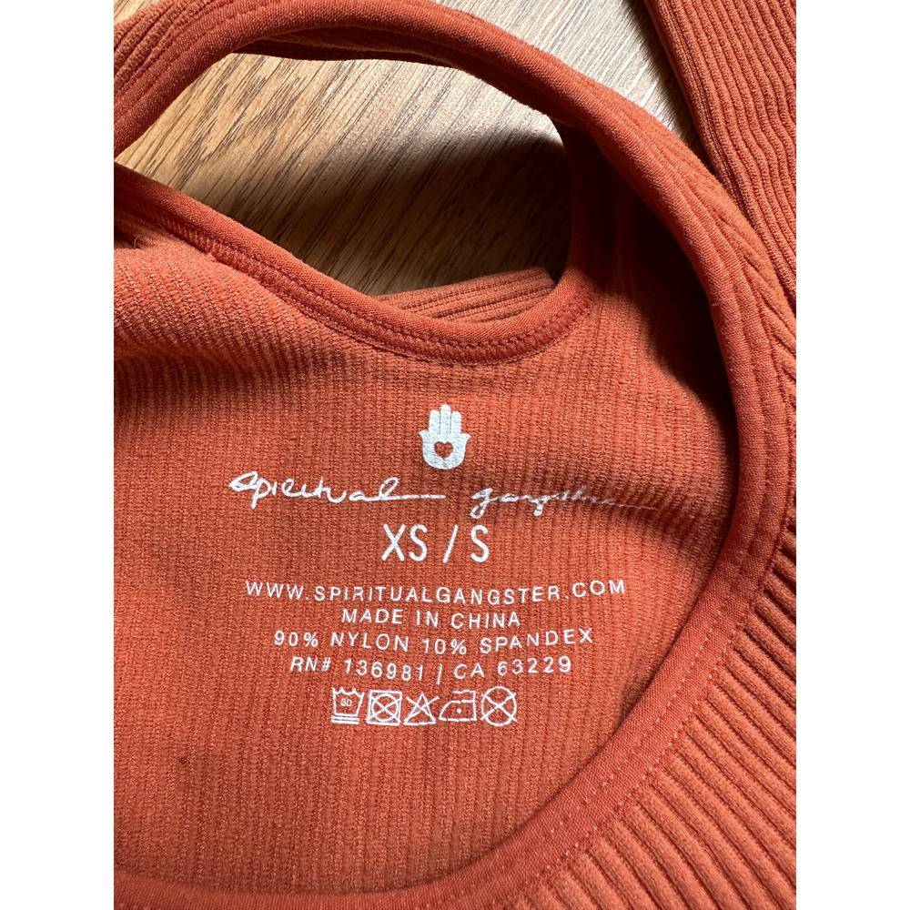 Spiritual Gangster Workout Tank in Brown - Picture 4 of 4